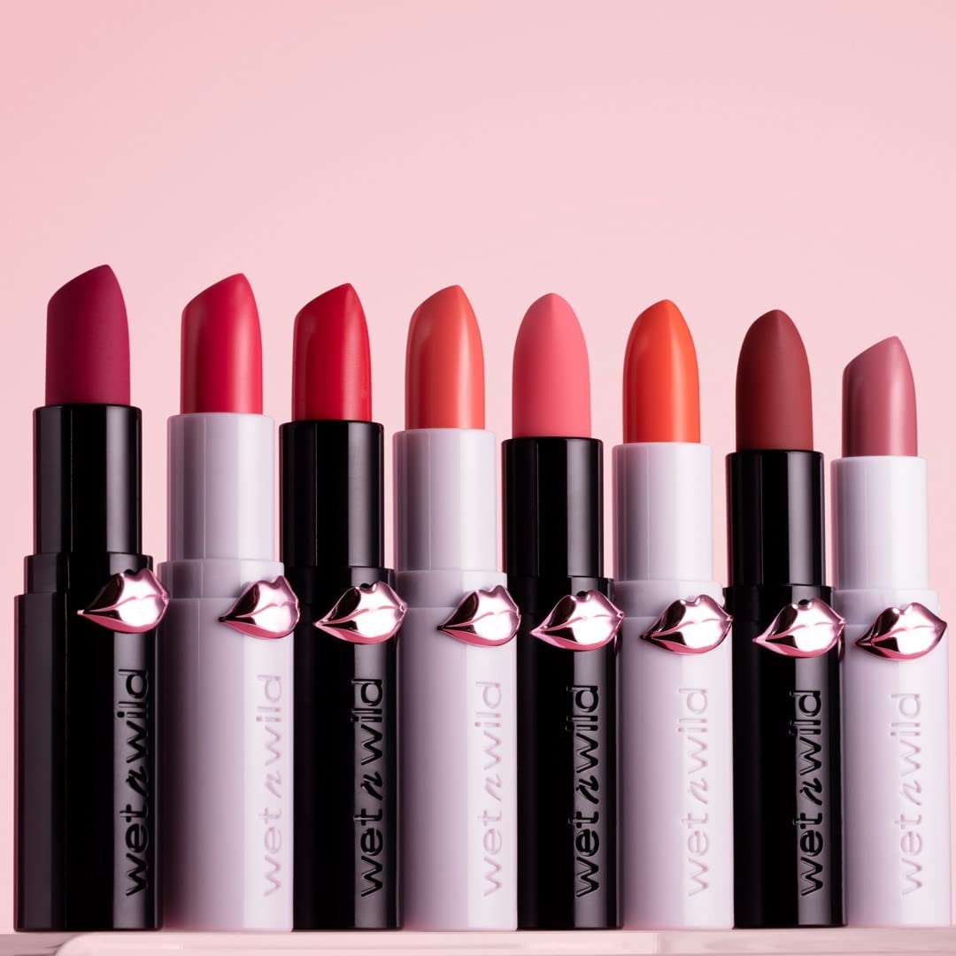 wet n wild Lipstick Mega Last High-Shine Lipstick Lip Color Makeup, Rosé And Slay - Image 7